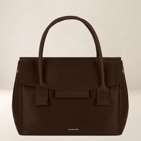 Ateliers Fourès Dicé Sac Porté Main H350 Café