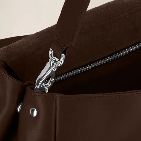 Ateliers Fourès Dicé Sac Porté Main H350 Café