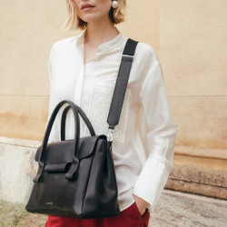 Ateliers Fourès Dicé Sac Porté Main H350 Noir