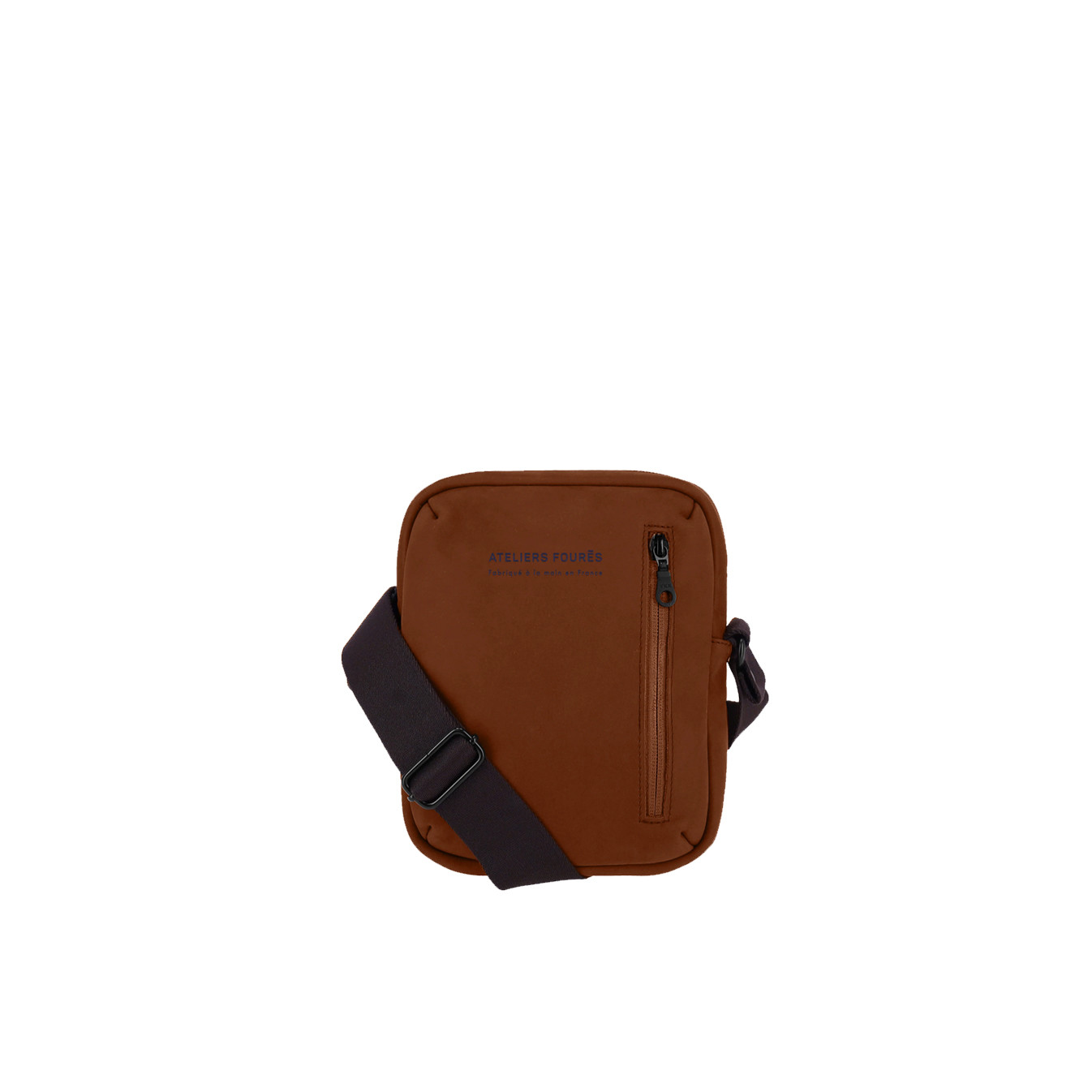 Ateliers Fourès Euclide Pochette Pour Homme En Cuir E200 Fauve