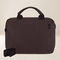 Ateliers Fourès Euclide Leather & Cotton Business Bag E500 Mustang