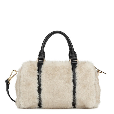 Lancaster Moumoute Mini Bag 518-053 Ecru Black