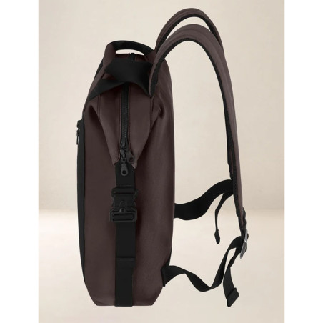 Ateliers Fourès Socrate Compact Leather Backpack O402 Mustang