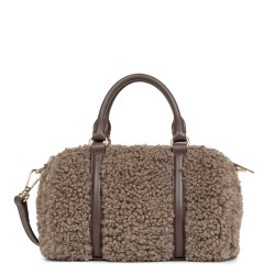 Lancaster Moumoute Mini Sac Polochon 518-053 Marron