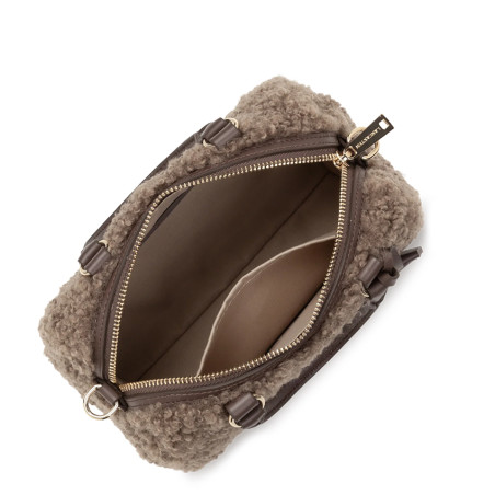 Lancaster Moumoute Mini Sac Polochon 518-053 Marron ouvert