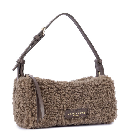 Lancaster Moumoute Petit Sac Trotteur Rectangle 518-085 Marron cote