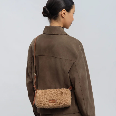 Lancaster Moumoute Small Trotter Rectangle Bag 518-085 Cognac