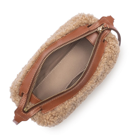 Lancaster Moumoute Small Trotter Rectangle Bag 518-085 Cognac