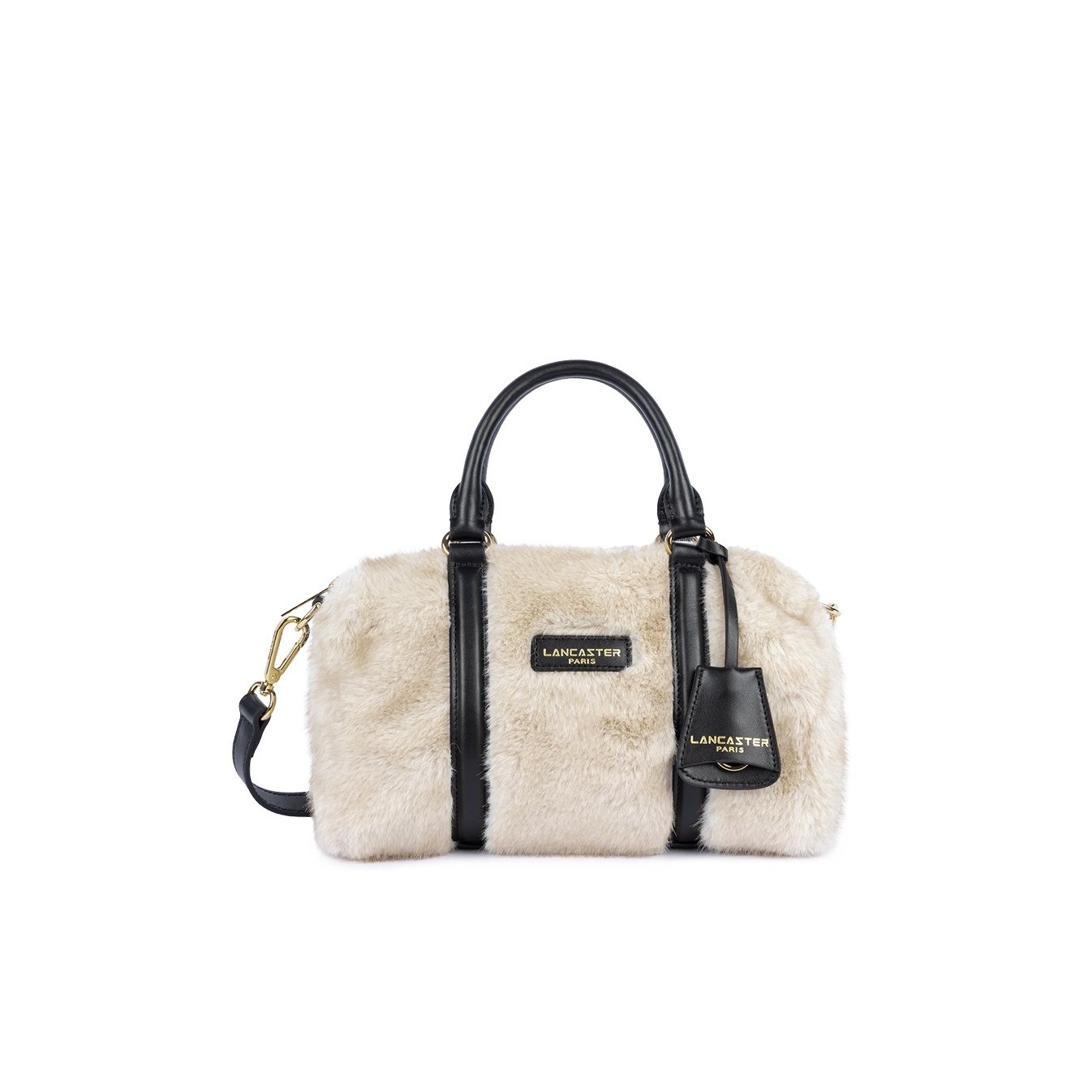 Lancaster Moumoute Sac Polochon 518-086 Ecru Noir