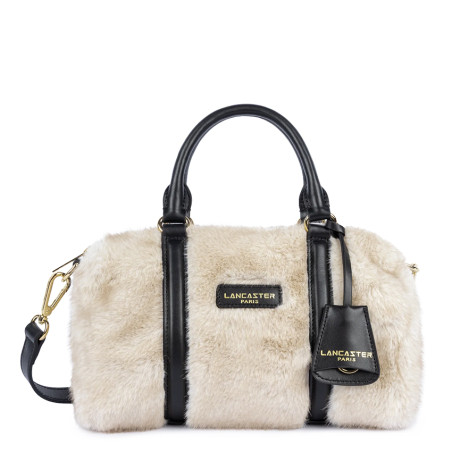 Lancaster Moumoute Polochon Bag 518-086 Ecru Black