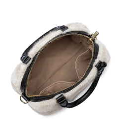 Lancaster Moumoute Polochon Bag 518-086 Ecru Black