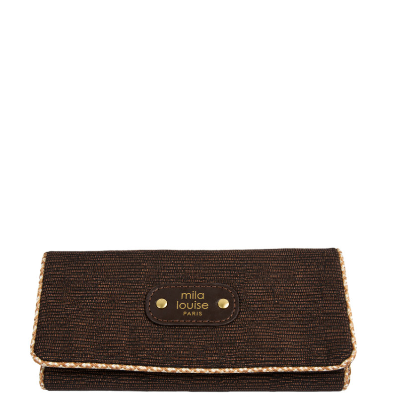 Mila Louise Bijou EP12 Travel Jewelry Pouch Brown Dark