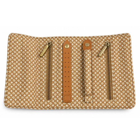 Mila Louise Bijou EP12 Travel Jewelry Pouch Dark Khaki