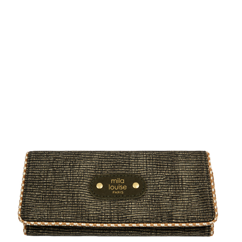 Mila Louise Bijou EP12 Travel Jewelry Pouch Dark Khaki