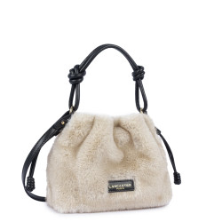 Lancaster Moumoute Sac Bourse 518-087 Ecru Noir cote