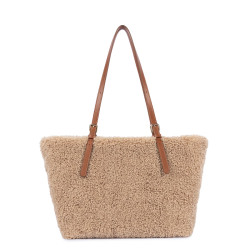 Lancaster Moumoute Tote Bag 518-092 Cognac