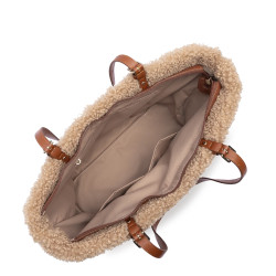 Lancaster Moumoute Tote Bag 518-092 Cognac