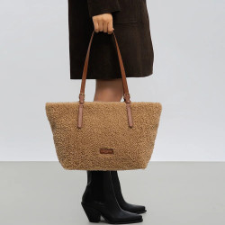 Lancaster Moumoute Tote Bag 518-092 Cognac