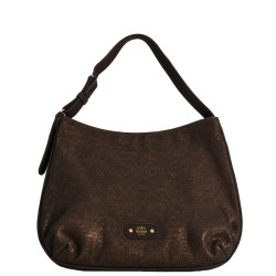 Mila Louise Maeli EP12 Drawstring Bag Brown Dark