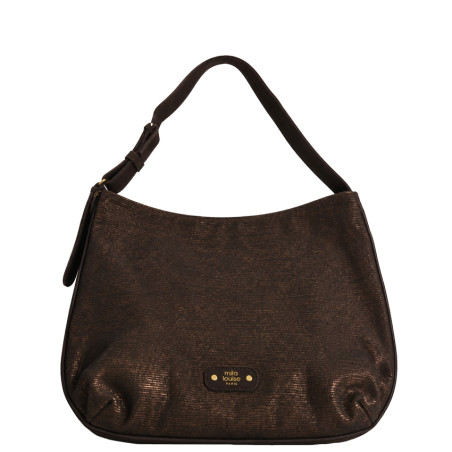 Mila Louise Maeli EP12 Sac Besace Brun Dark