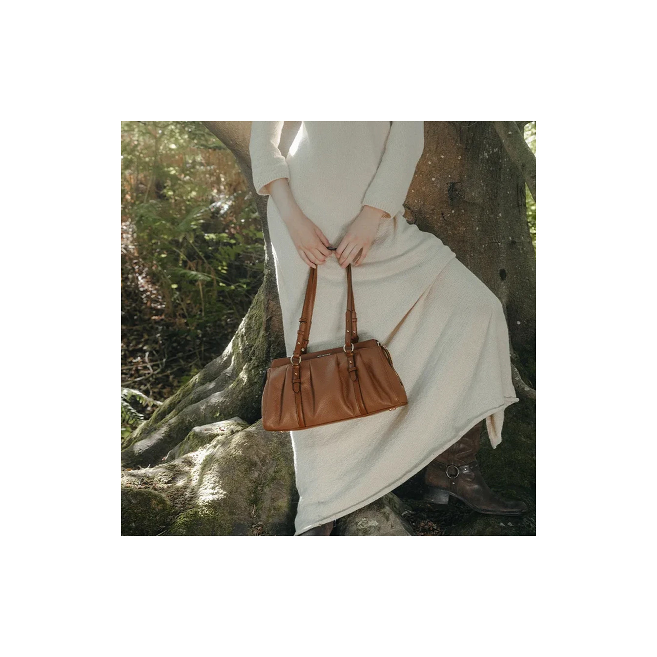 Mac Alyster Cold Grand Sac Baguette & Shopping Cognac