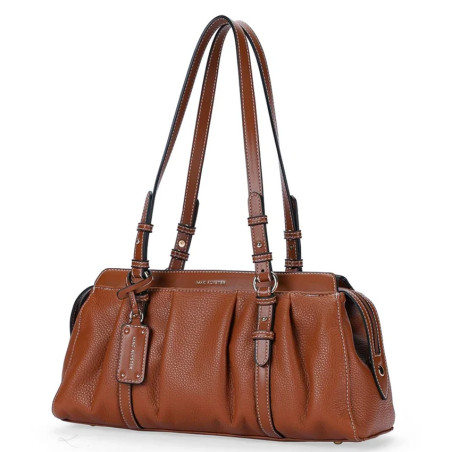 Mac Alyster Cold Grand Sac Baguette & Shopping Cognac côté
