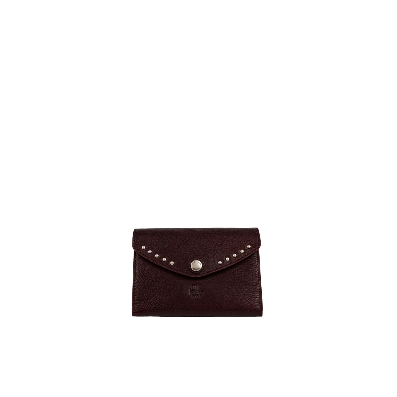 Mila Louise Monylx CC Portefeuille En Cuir de Vache Grainé Rouge
