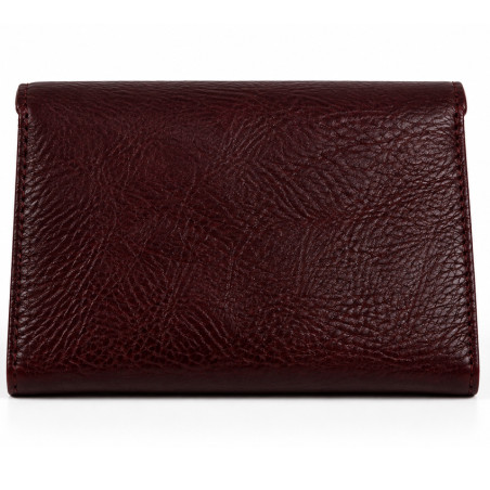 Mila Louise Monylx CC Portefeuille En Cuir de Vache Grainé Rouge dos