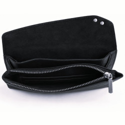 Mila Louise Monylx CC Portefeuille En Cuir de Vache Grainé Brun