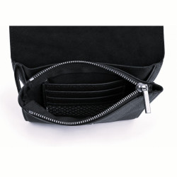 Mila Louise Monylx CC Portefeuille En Cuir de Vache Grainé Brun