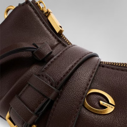 Guess Allegra Shoulder Bag Brown