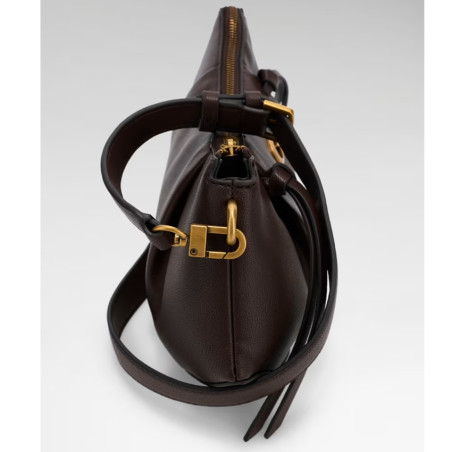 Guess Allegra Sac Porté Epaule Brown cote