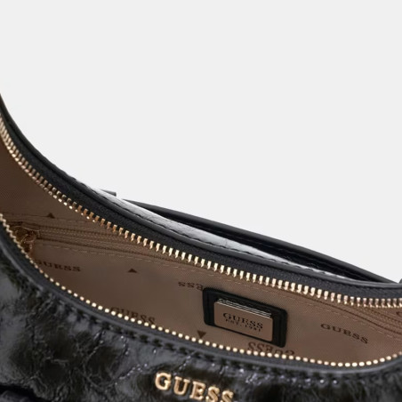 Guess Taylo Mini Sac Hobo Black ouvert