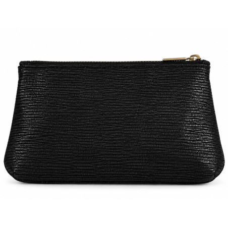 Mila Louise Paloma EP12 Porte-Monnaie Motif Python Noir  dos