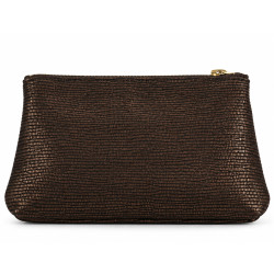 Mila Louise Paloma EP12 Porte-Monnaie Motif Python Brun Dark dos