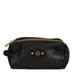 Mila Louise Parisa EP12 Trousse Pour Cosmétiques Motif Python Noir
