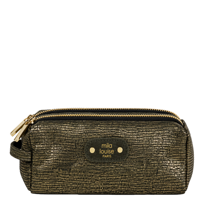 Mila Louise Parisa EP12 Trousse Pour Cosmétiques Motif Python Kaki ...