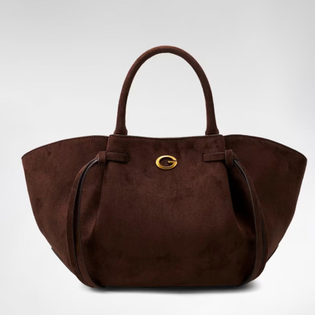 Guess Allegra Handbag ESP Dark Brown