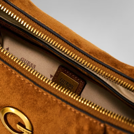 Guess Allegra Shoulder Bag Cognac