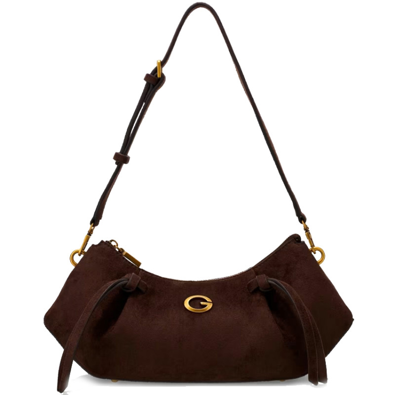 Guess Allegra Women's Shoulder Bag ESP Dark Brown