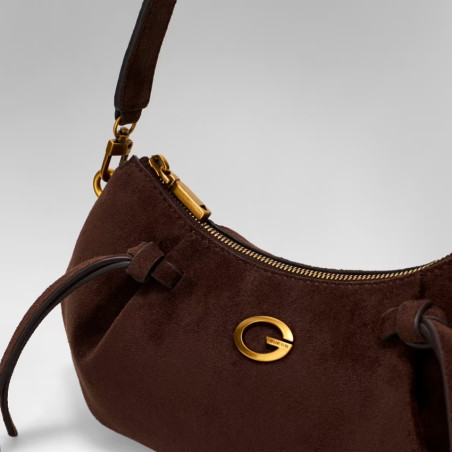 Guess Allegra Women's Shoulder Bag ESP Dark Brown