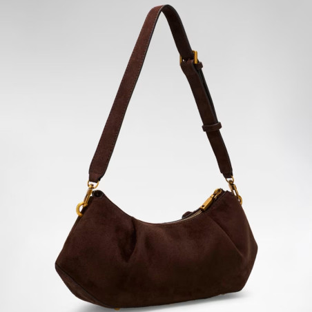 Guess Allegra Sac Porté Epaule ESP Marron Foncé dos