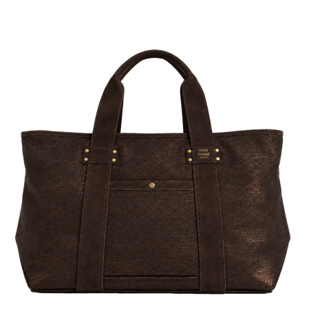 Mila Louise Peguy EP12 Shopping Bag Brown Dark