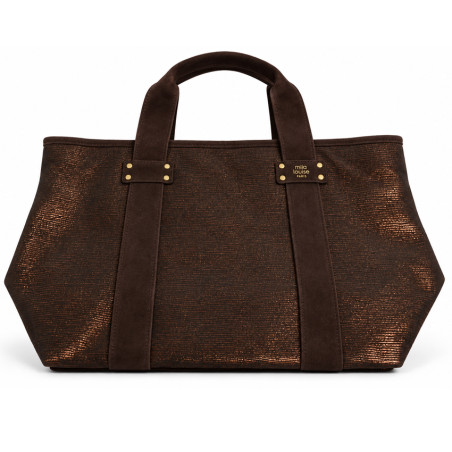 Mila Louise Peguy EP12 Shopping Bag Brown Dark
