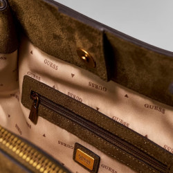 Guess Allegra Large Tote Bag Olive