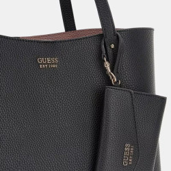 Guess Brenton Sac Shopping et Pochette 2 en 1 Black face