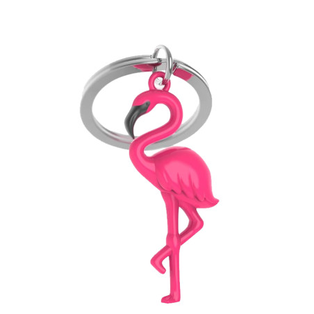 Metalmorphose Keychain Pink Flamingo