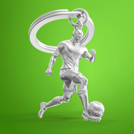 Metalmorphose Porte-clés Footballeur
