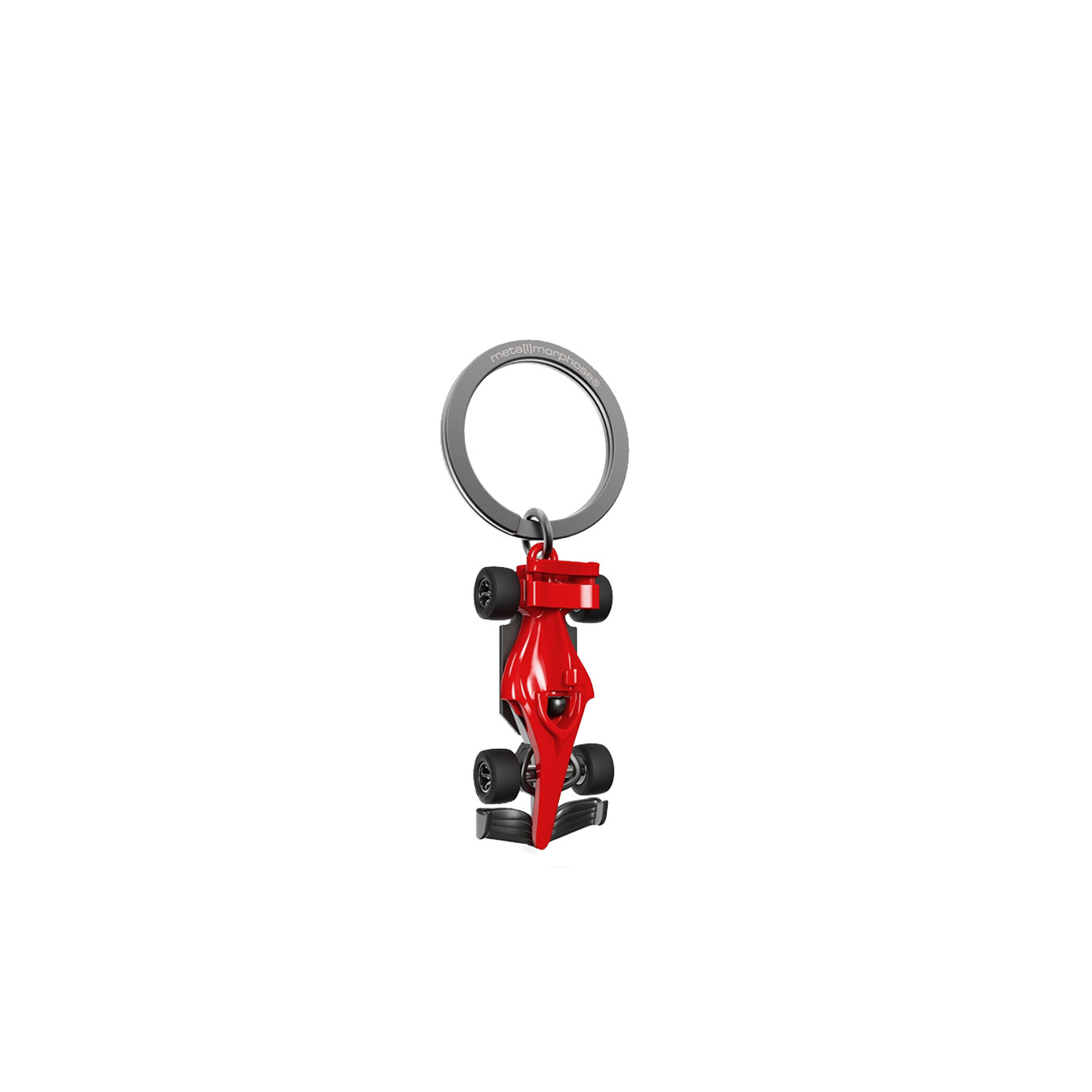 Metalmorphose Porte-clés Voiture De Course Rouge