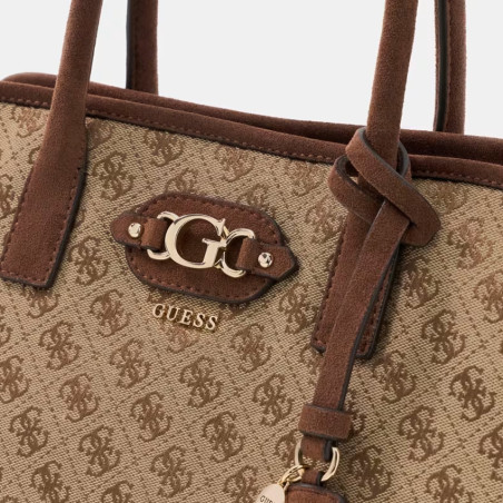 Guess Samantha Handbag LGW Brown Multi
